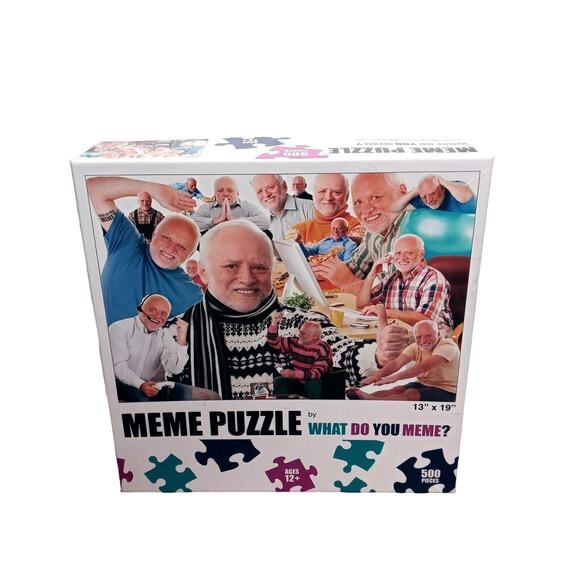 Hide the Pain Harold Puzzle - 500 PC Meme Fun - Picture 2 of 14